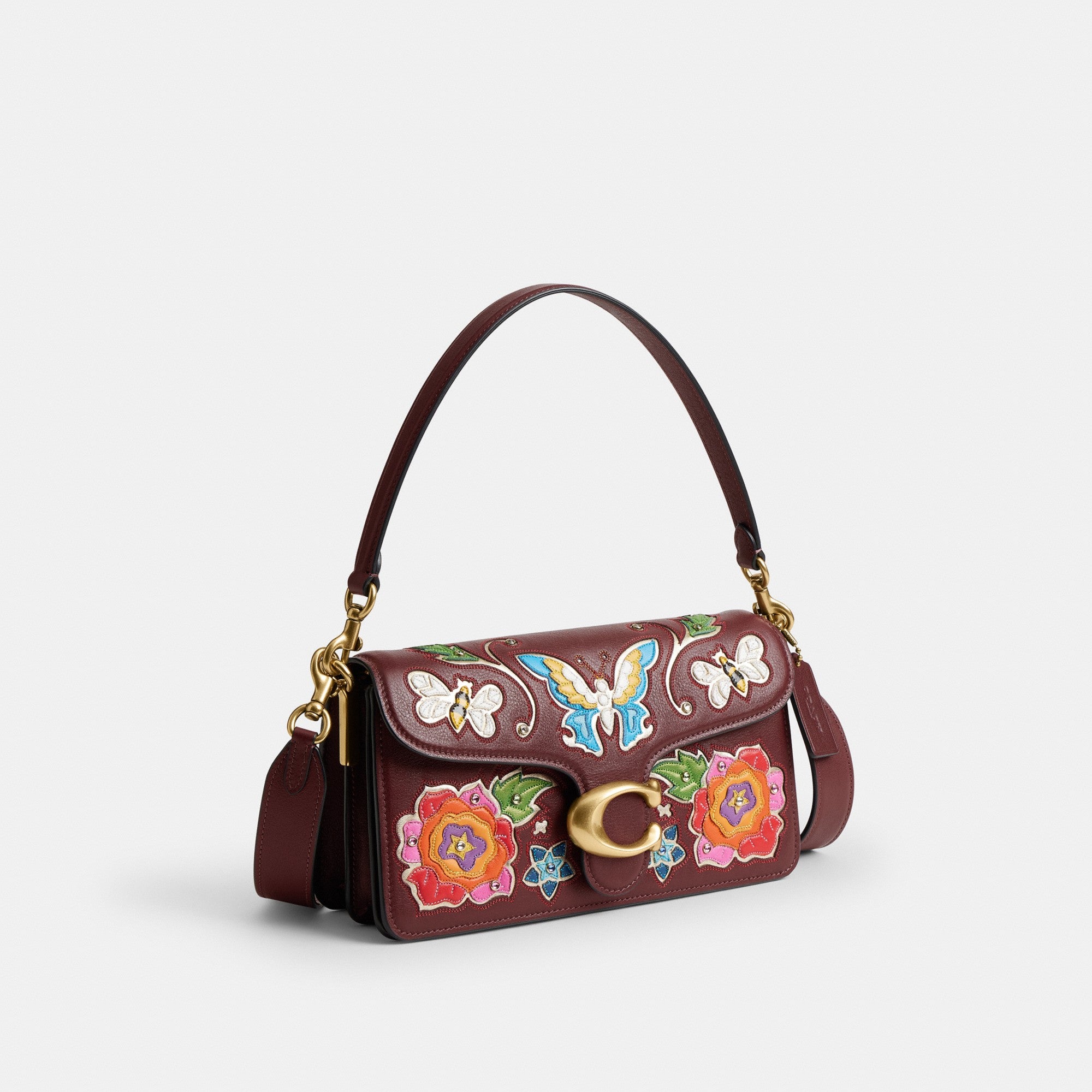 Tabby Shoulder Bag 26 With American Craft Inlay