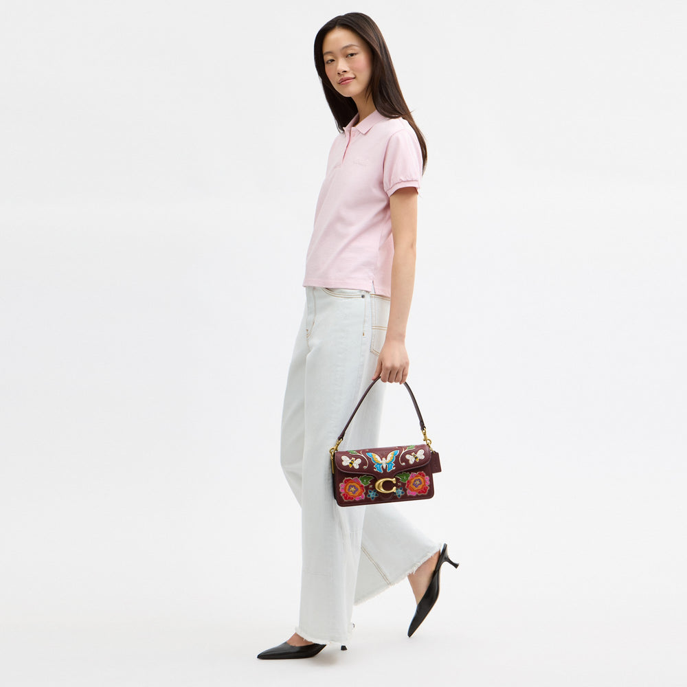 Tabby Shoulder Bag 26 With American Craft Inlay