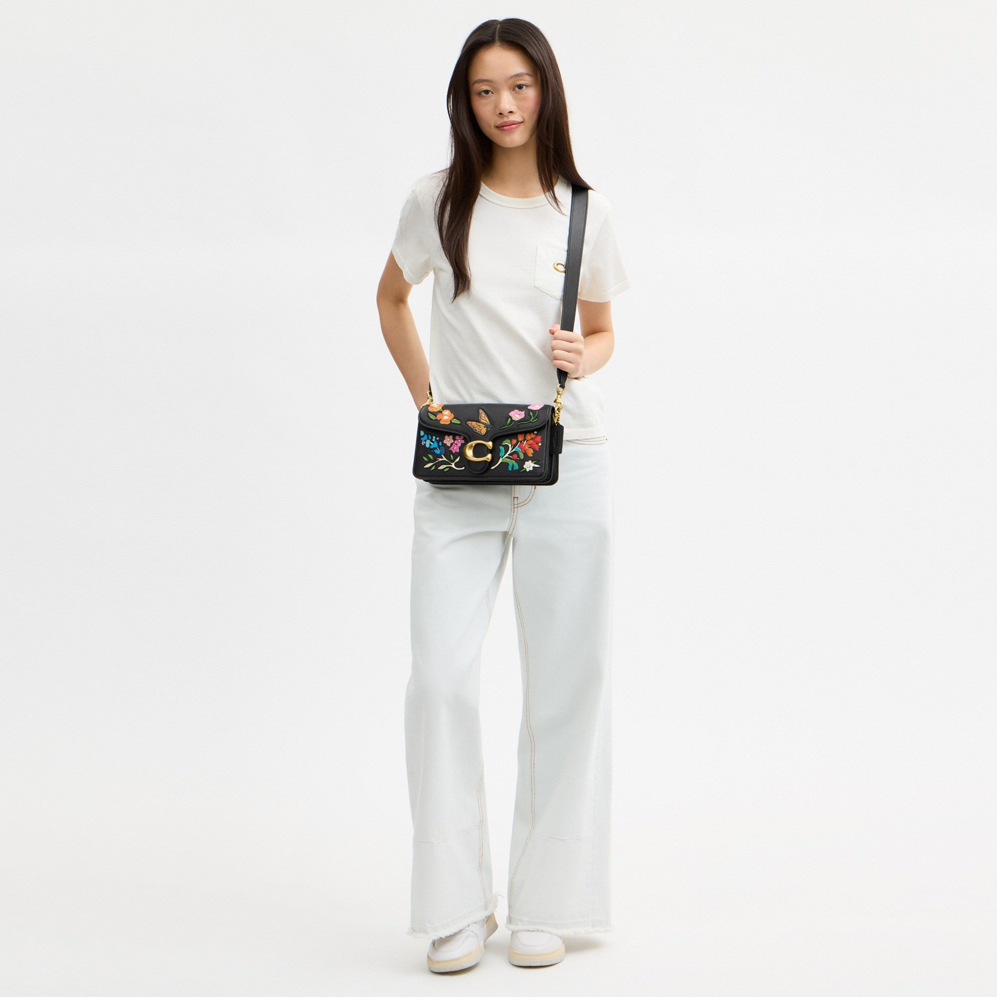 Tabby Shoulder Bag 26 With American Craft Inlay