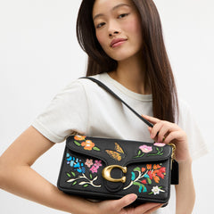 Tabby Shoulder Bag 26 With American Craft Inlay