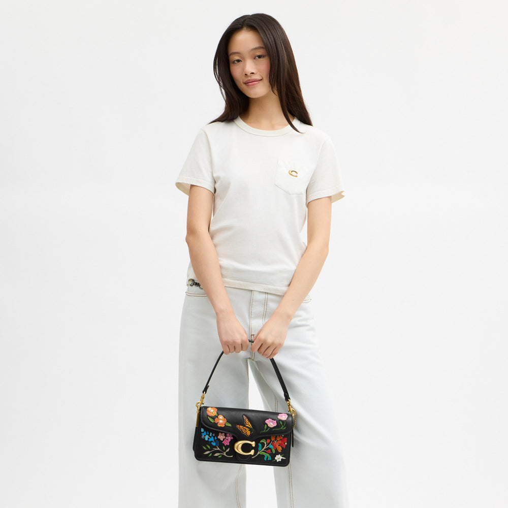 Tabby Shoulder Bag 26 With American Craft Inlay