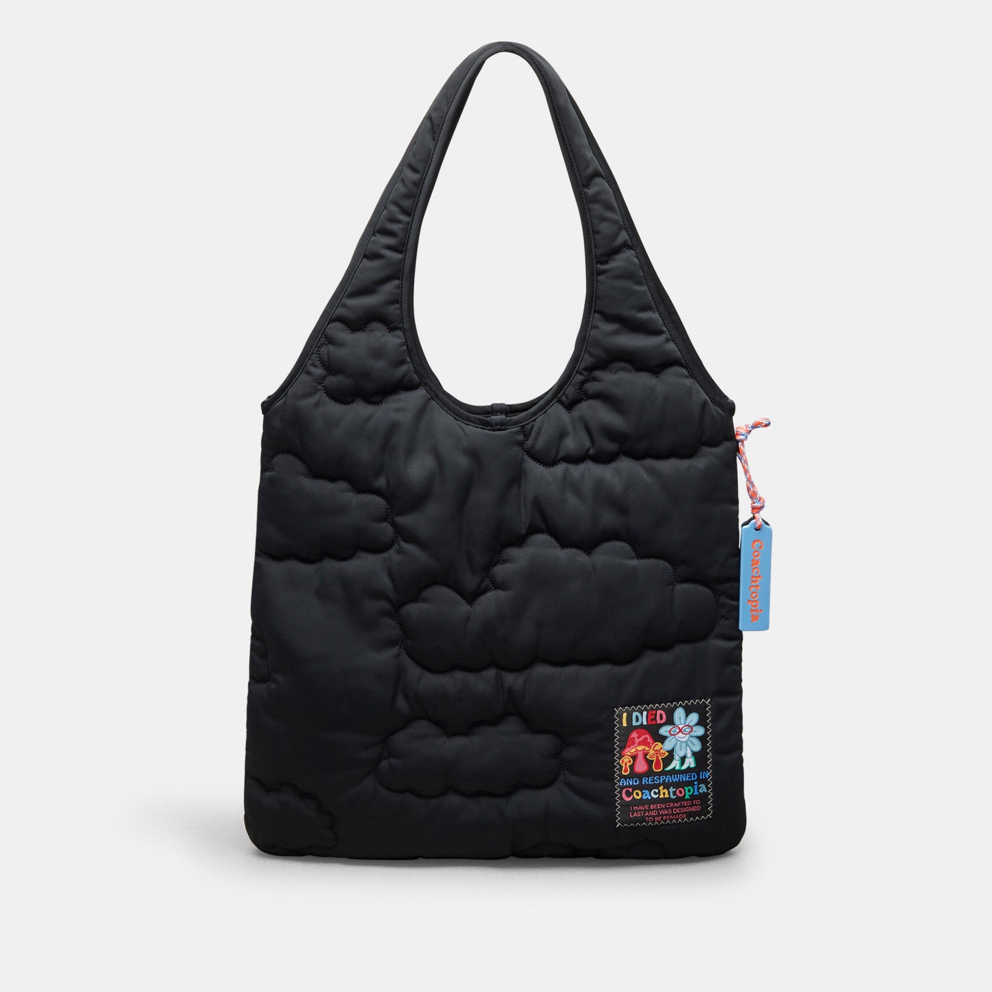 Coachtopia Loop Flat Tote With Cloud Quilting