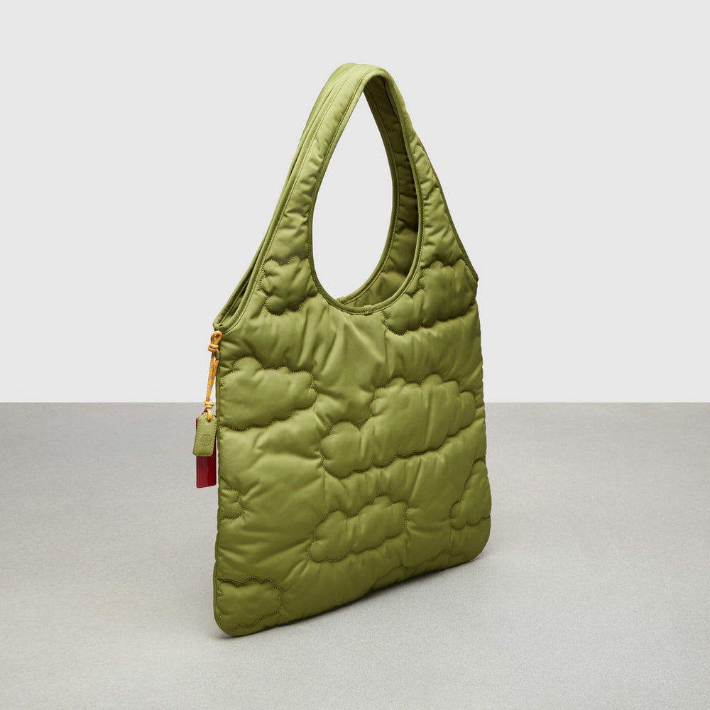 Coachtopia Loop Flat Tote With Cloud Quilting