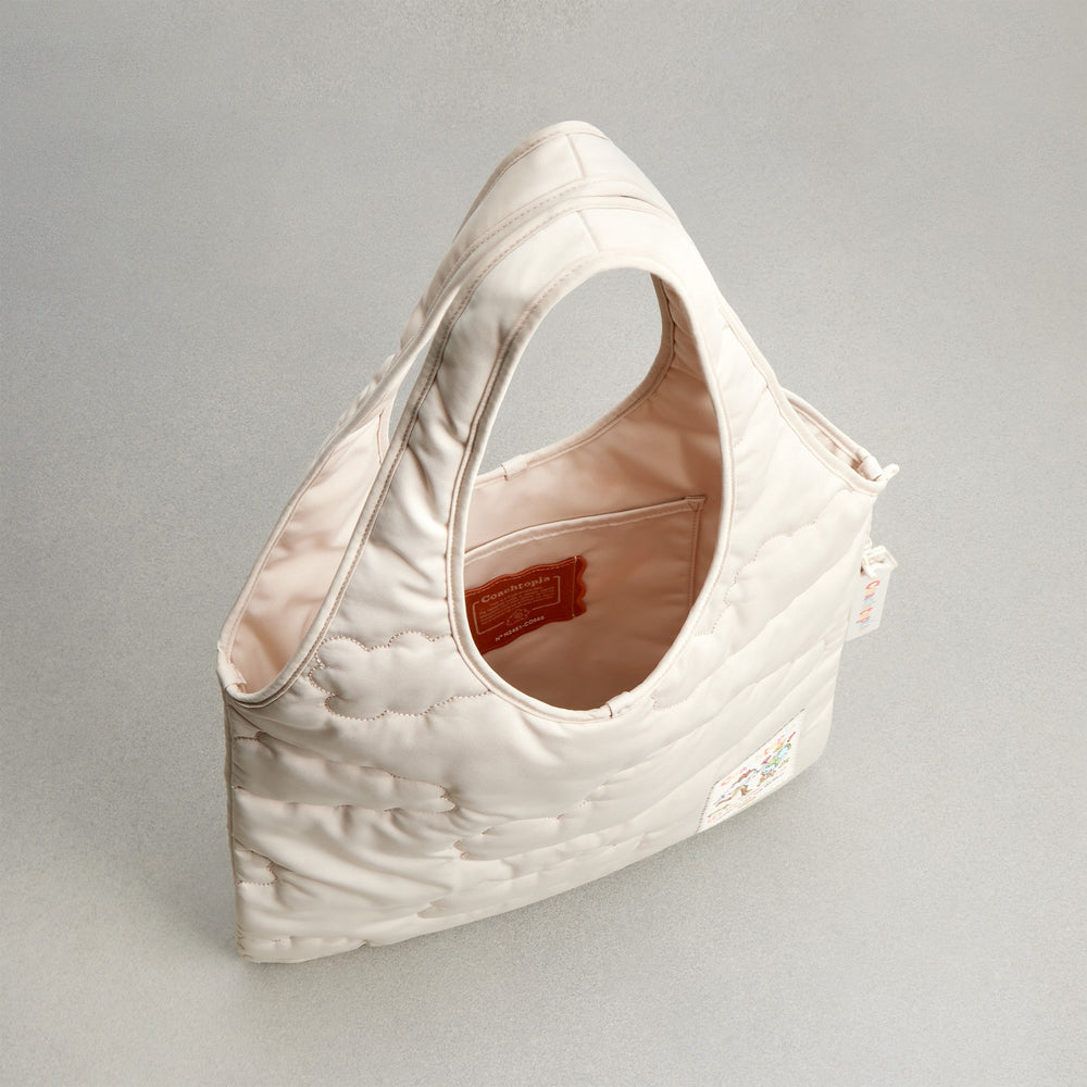 Coachtopia Loop Flat Tote With Cloud Quilting