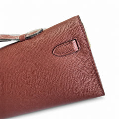 Kelly Cut 31 Clutch Epsom Leather Picture Burgundy