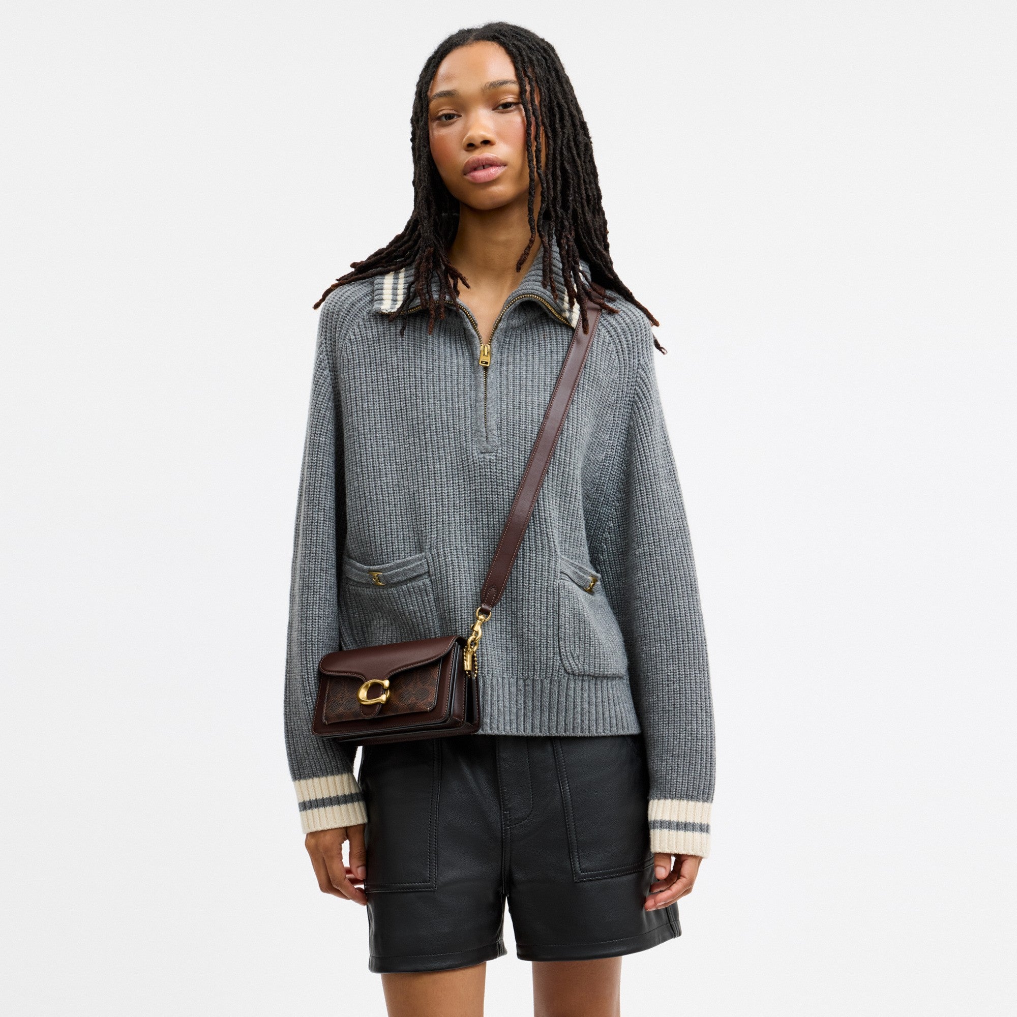 Tabby Shoulder Bag 20 In Signature Canvas