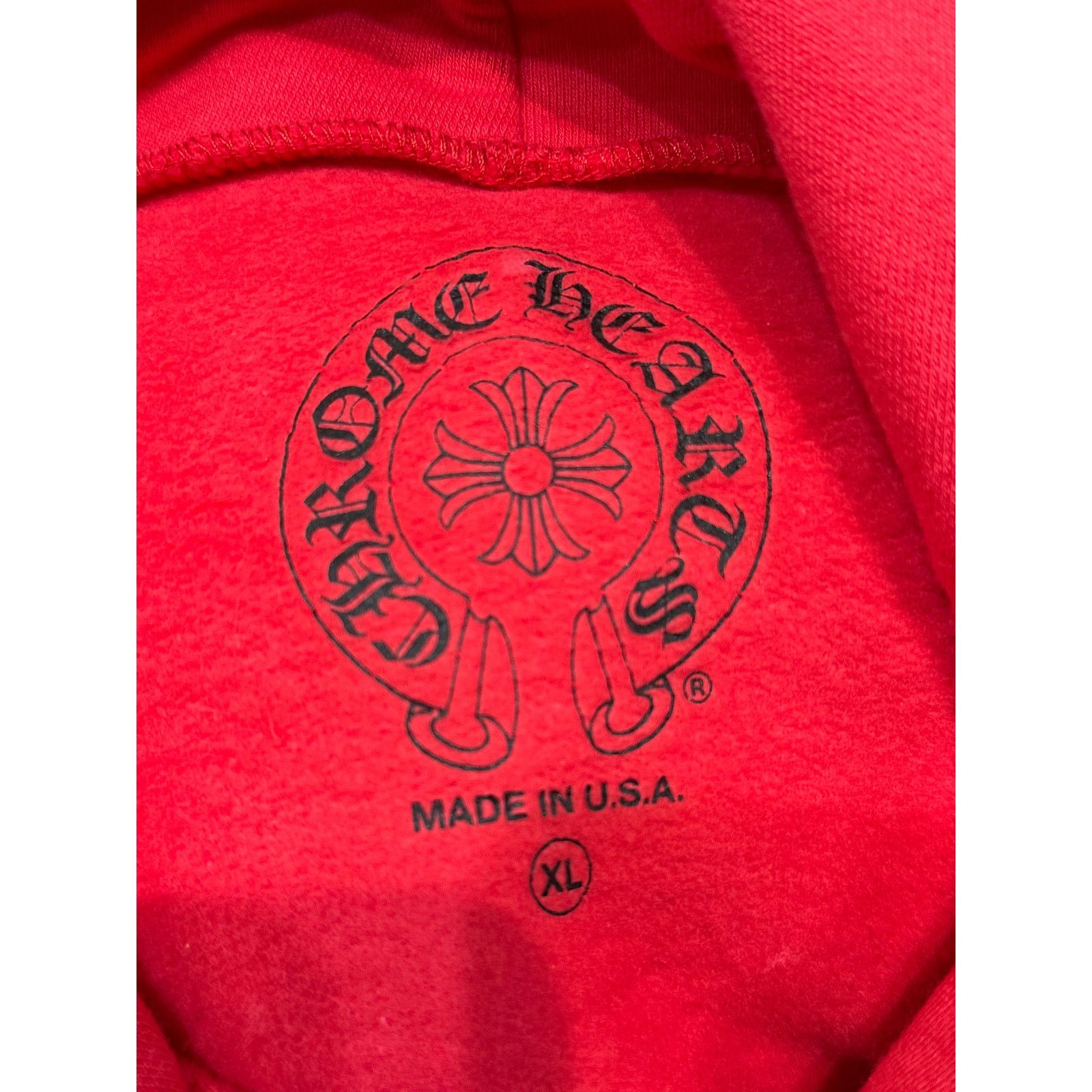 Chrome Hearts Hoodie Red Online Exclusive