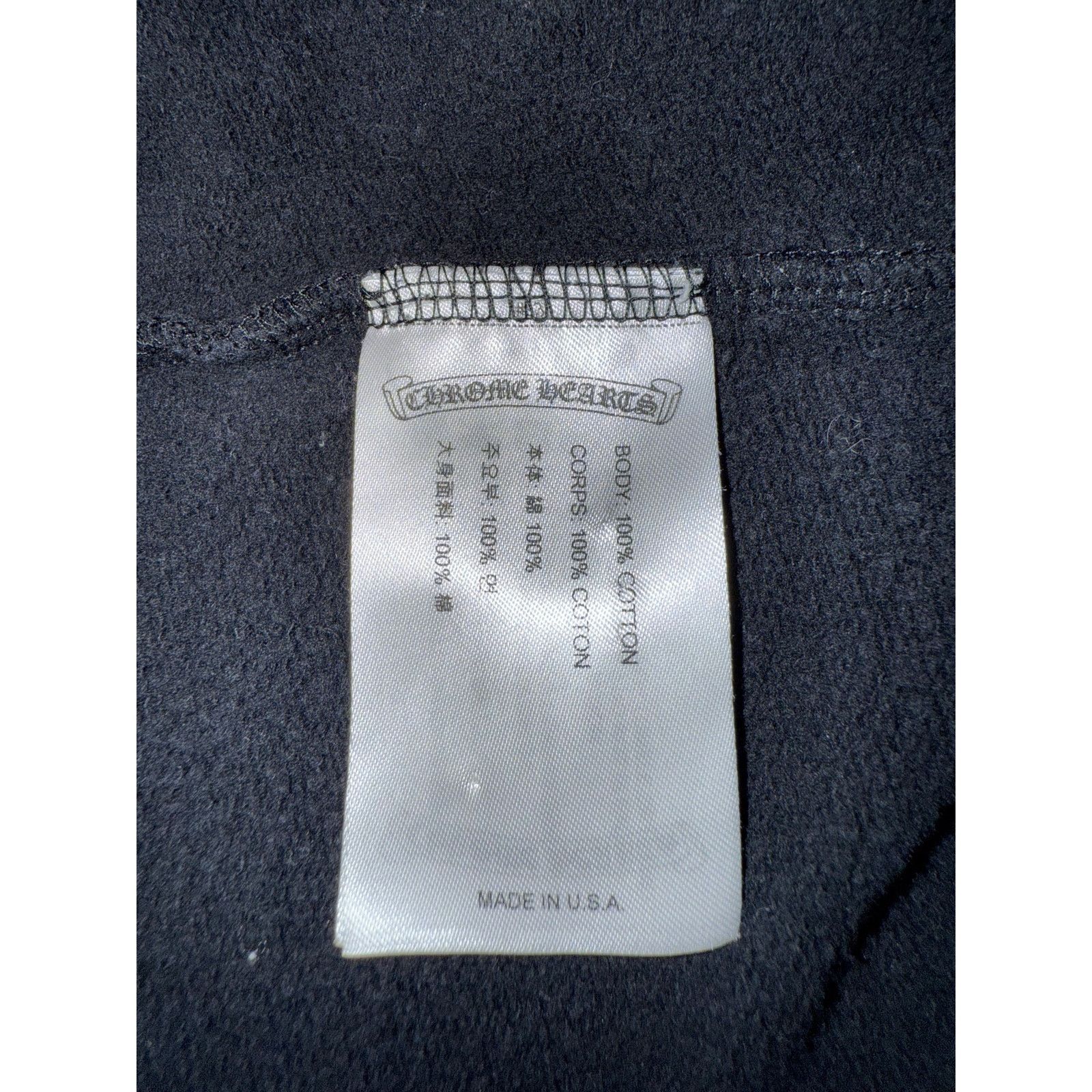 Chrome Hearts Hoodie Black T Bar