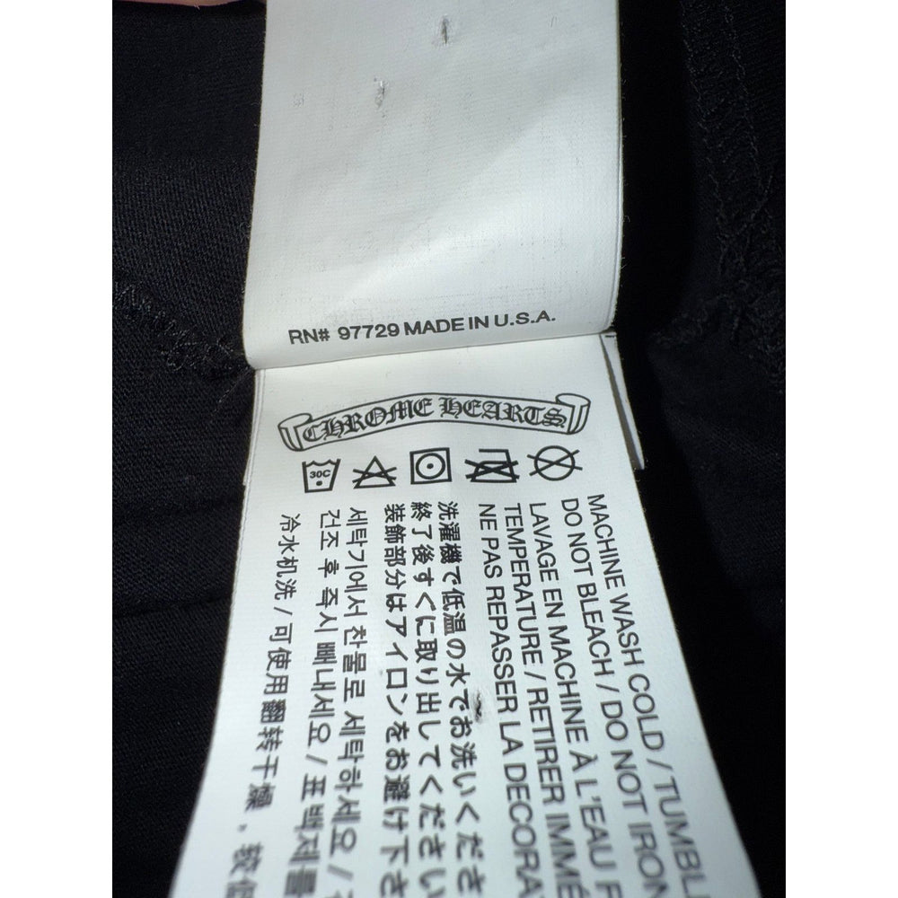 Chrome Hearts L/S Tee Black/Pink Hollywood