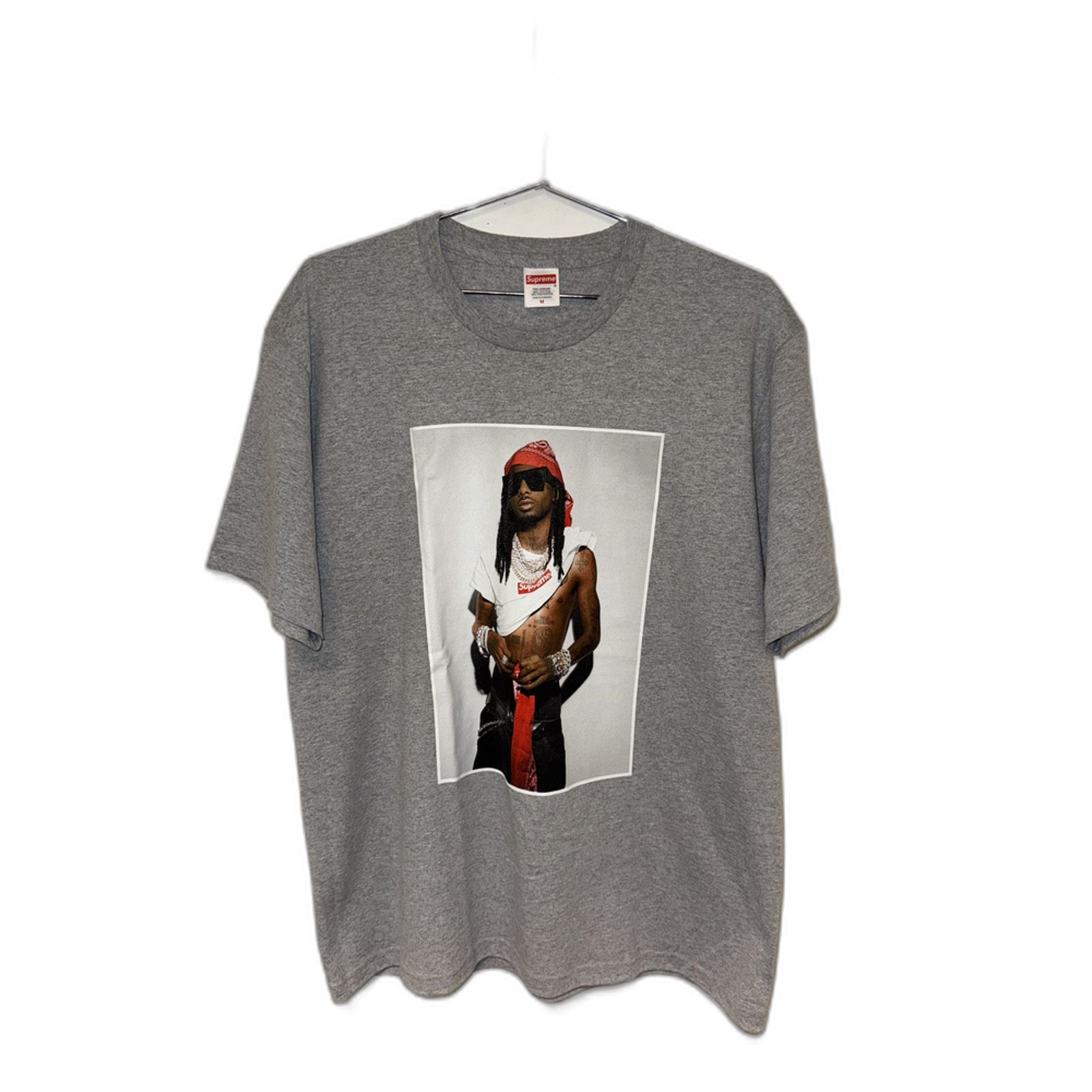 Supreme x Playboi Carti Tee Gray
