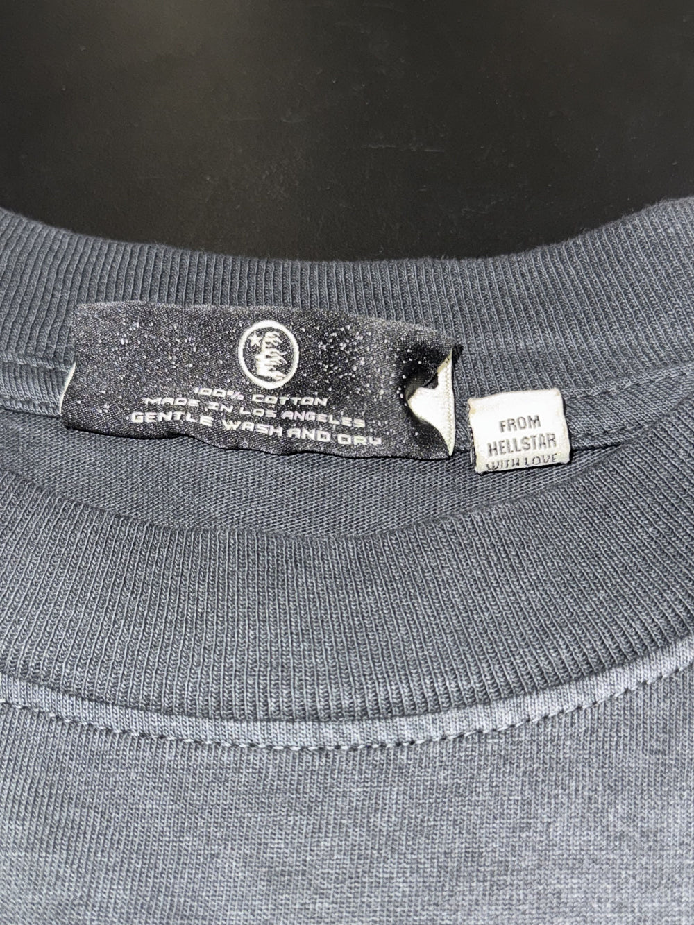 Hellstar L/S Tee Black Sports Logo Gray